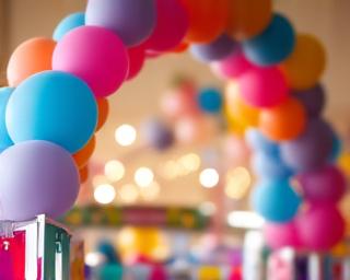 Kids Birthday Party na may Balloon Decorations